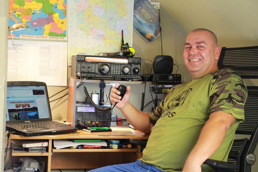 SP3PS Przemyslaw Stanislawski, Radio Room Shack.