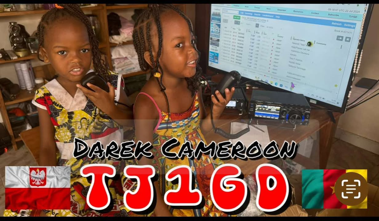 TJ1GD Yaounde, Cameroon QSL Card