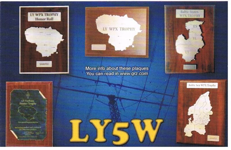 LY5W - QSL manager - News