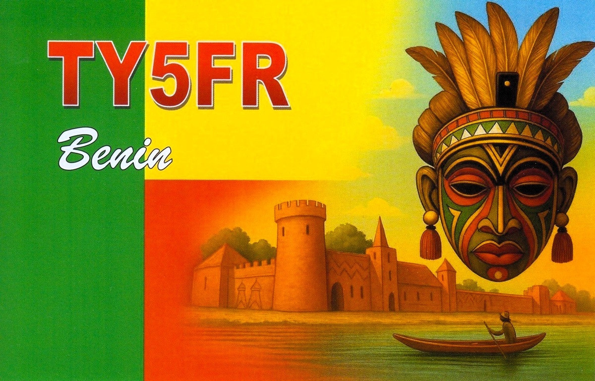 TY5FR Benin QSL