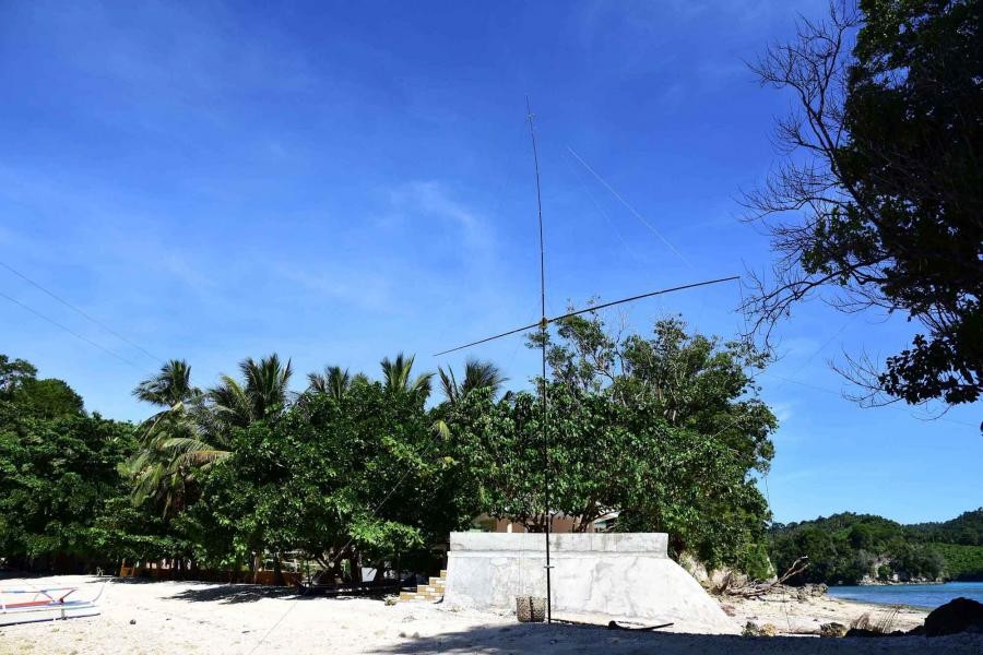 DU9/RZ3FW DU9/R4WAA Sarangani Island Antenna and Mast