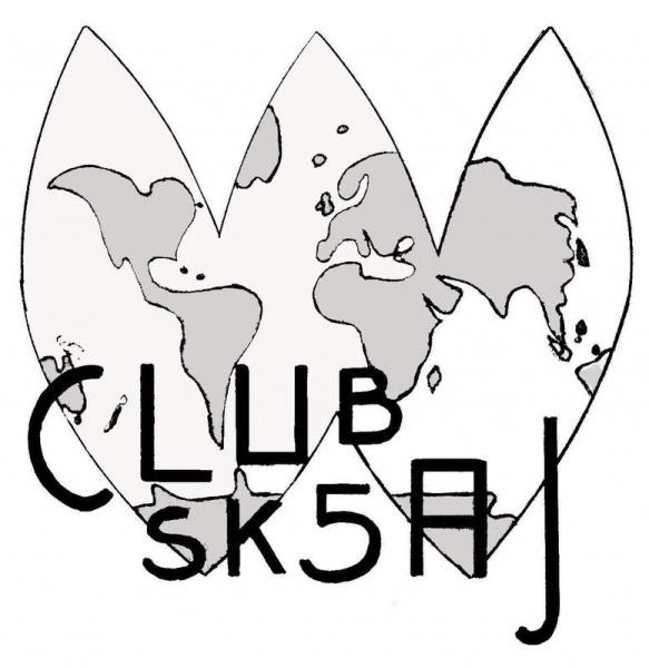 SK50AJ Mjolby Sweden SK5AJ Amateur Radio Club Logo