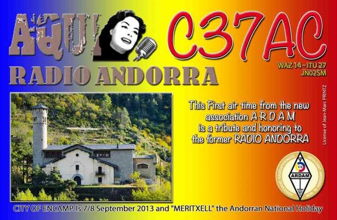 C37AC Andorra La Vella Associacio Radioaficionats