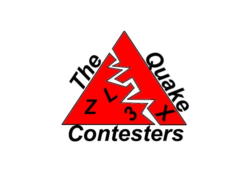 ZL3X Quake Contesters, Upper Moutere, New Zealand. Logo.