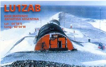 LU1ZAB Matienzo Base, Antarctica.