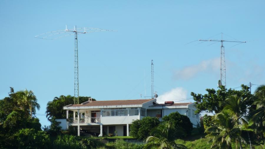 FM5AN Guy Lenormand, Le Morne Vert, Martinique Island