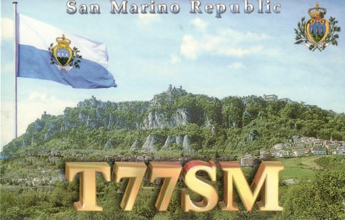 T77SM Faetano, San Marino.