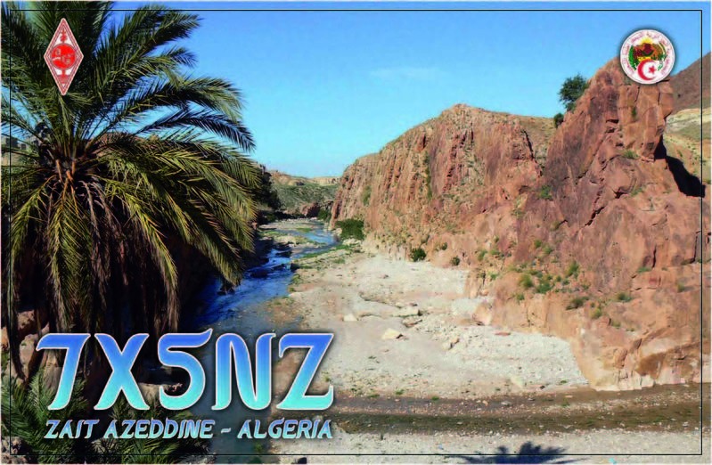 7X5NZ Azeddine Zait, Bou Saada, Algeria.