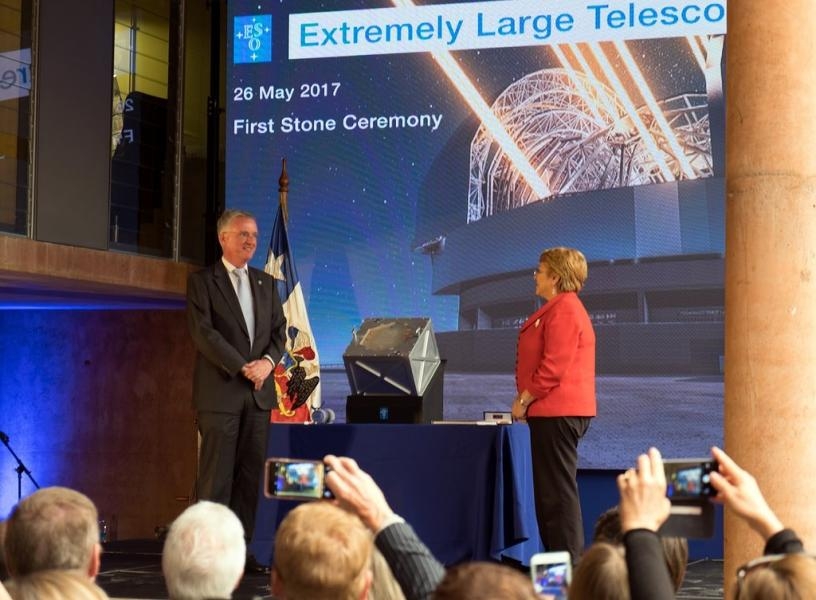 World Largest Telescope First Stone ceremony