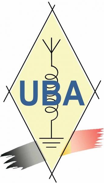 UBA Logo 70th Birthday Royal Belgian Amateur Radio Union