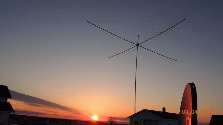 VA7XW/VE2 Havre Aubert Island Spider Beam Antenna