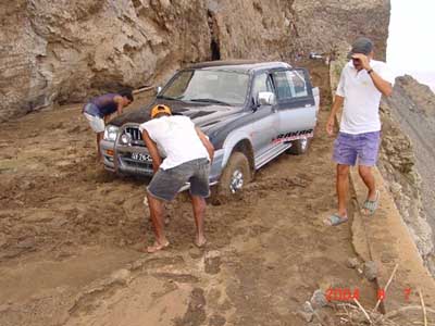 Road to Monte Verde Cabo Verde