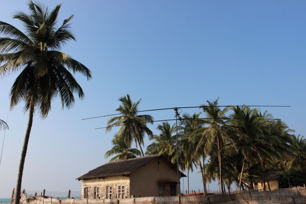 Остров Агатти VU7AG Антенна Остров Агатти VU7AG Антенна