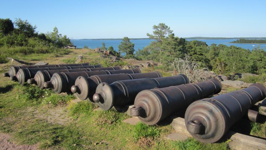 Аландские острова OG0W Туристические достопримечательности Русские пушки Аландские острова OG0W Туристические достопримечательности Русские пушки