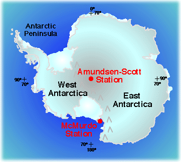 south pole station map