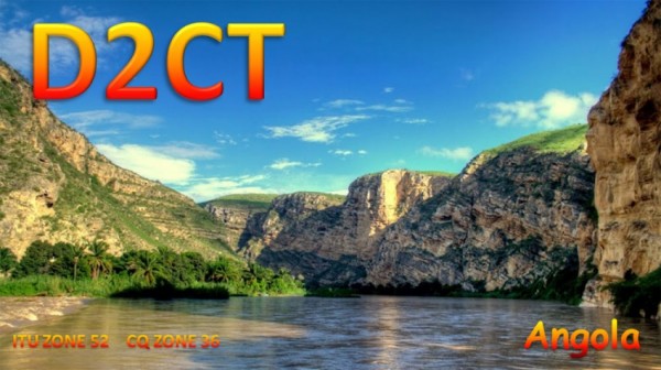 Angola D2CT QSL