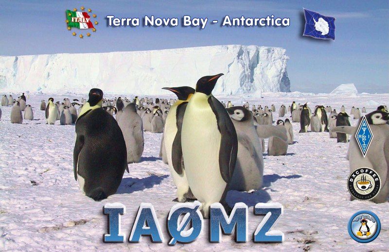 Antarctica IA0MZ QSL Antarctica IA0MZ QSL