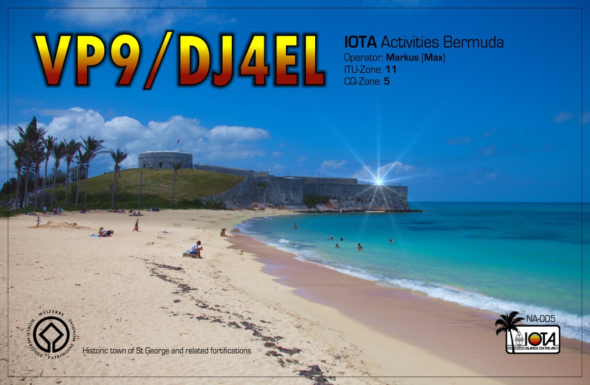 Бермудские острова VP9/DJ4EL Бермудские острова VP9/DJ4EL