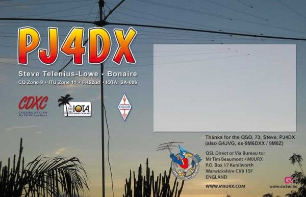 Остров Бонэйр PJ4DX DX Новости Остров Бонэйр PJ4DX DX Новости