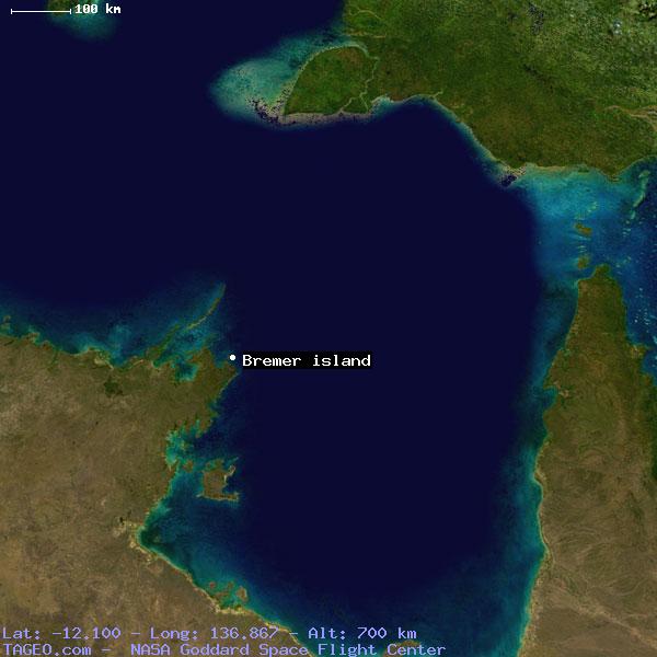 Bremer Island VK8BI MAP