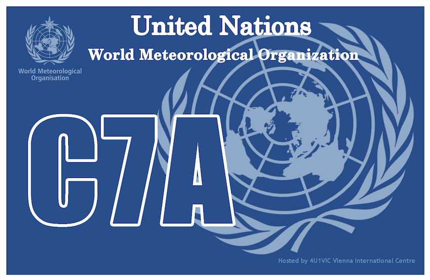 C7A World Meteorological Organization QSL C7A World Meteorological Organization QSL