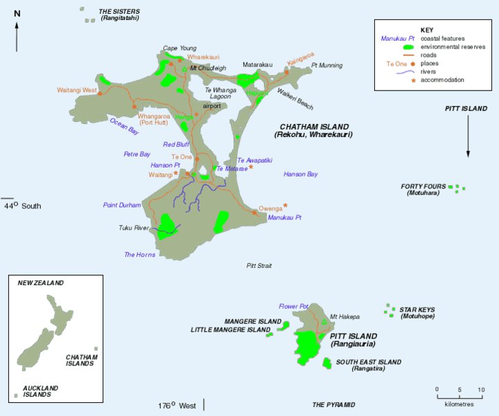 Chatham Islands ZL7/VO1AU MAP Chatham Islands ZL7/VO1AU MAP