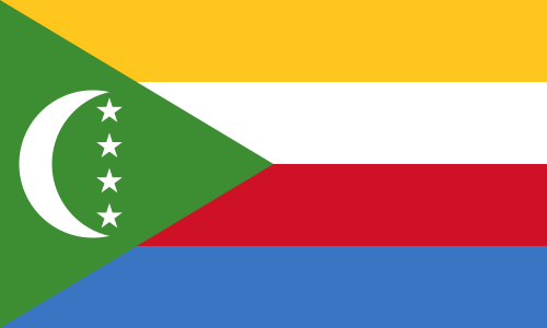 Comoro Islands D68K Flag Comoro Islands D68K Flag