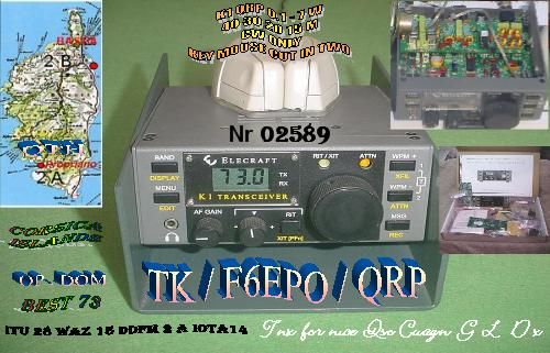Corsica Island TK/F6EPO Corsica Island TK/F6EPO