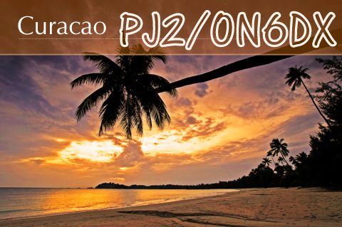 Остров Кюрасао PJ2/ON6DX QSL  Остров Кюрасао PJ2/ON6DX QSL