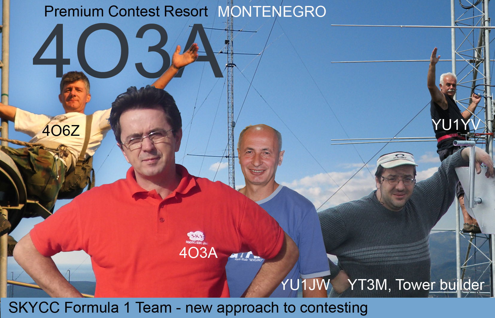 Montenegro Sky Contest Club 4O3A Montenegro Sky Contest Club 4O3A