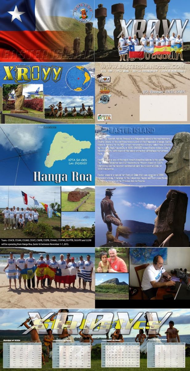 Easter Island XR0YY QSL 