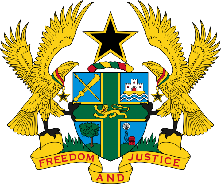 Ghana Coat of Arms Ghana 9G5ZZ Ghana Coat of Arms Ghana 9G5ZZ