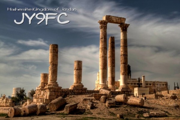 Jordan JY9FC QSL 1 Jordan JY9FC QSL 1