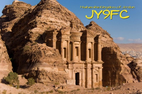 Jordan JY9FC QSL Jordan JY9FC QSL