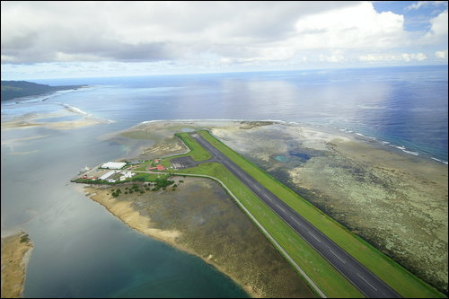Kosrae Island Island of Sleeping Lady Shark Island Airport V63FAA