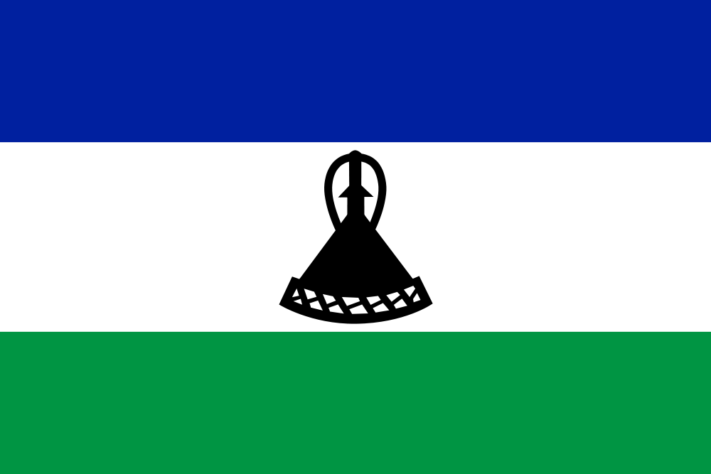Lesotho Flag of Lesotho Lesotho Flag of Lesotho