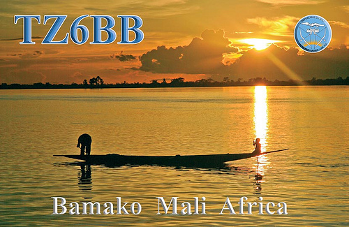 Мали TZ6BB QSL Мали TZ6BB QSL