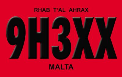 Malta 9H3XX QSL Malta 9H3XX QSL