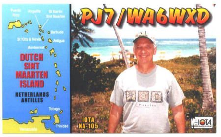   PJ7/WA6WXD    QSL