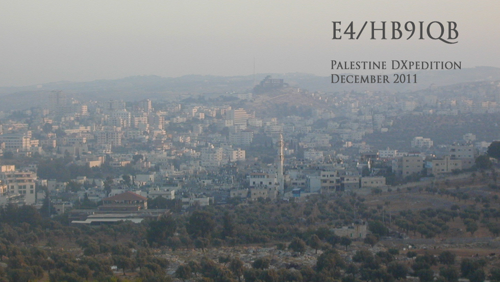 Palestine E4/HB9IQB Palestine E4/HB9IQB