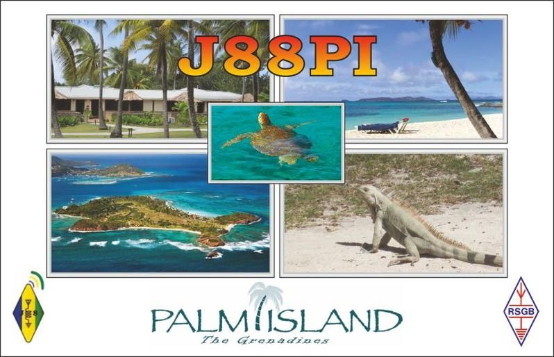 Isla de Palma J88PI QSL