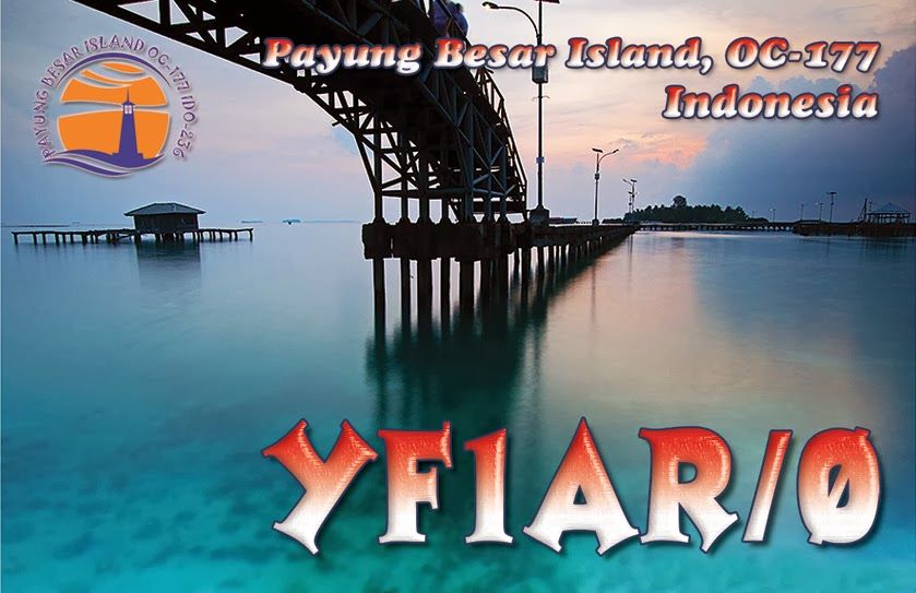 Payung Besar Island YF1AR/0 QSL Payung Besar Island YF1AR/0 QSL