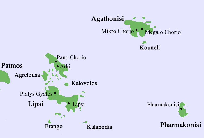 Остров Фармакониси SX5F Карта Остров Фармакониси SX5F Карта