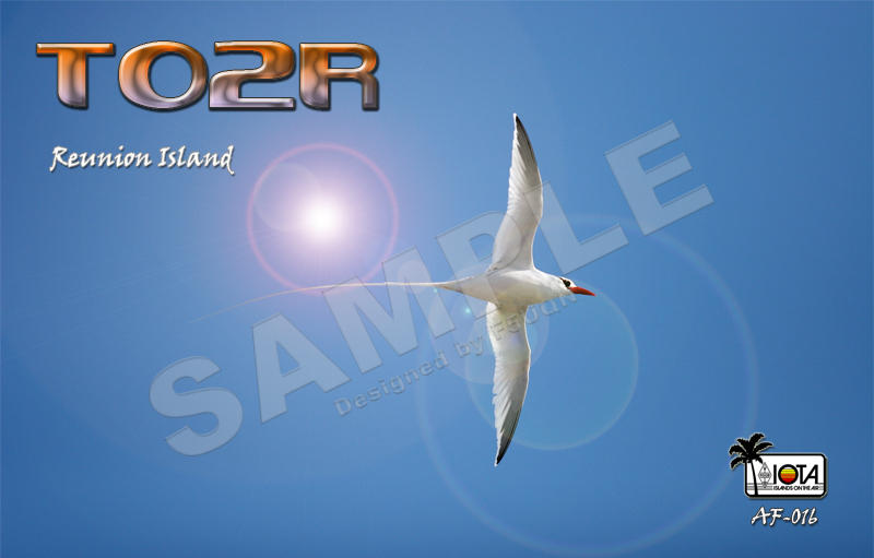 Reunion Island TO2R QSL Reunion Island TO2R QSL