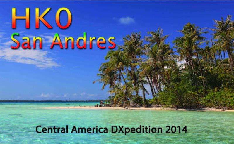 San Andres Island 5J0X QSL San Andres Island 5J0X QSL