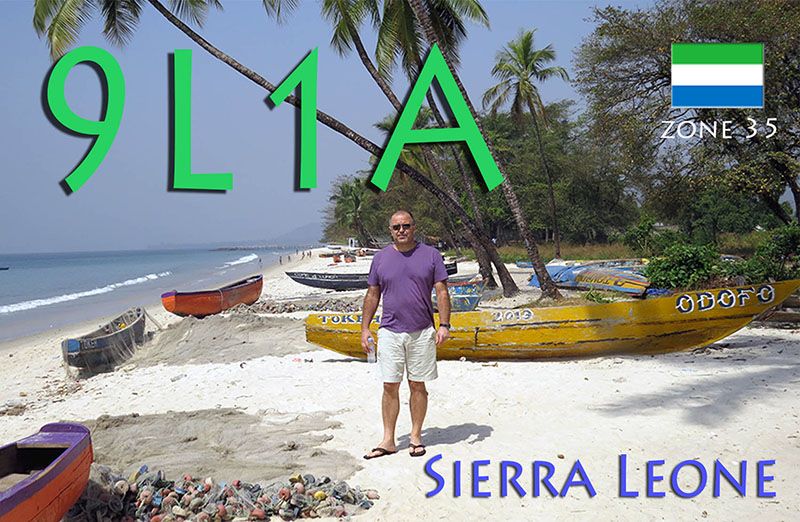 Sierra Leone 9L1A QSL Sierra Leone 9L1A QSL