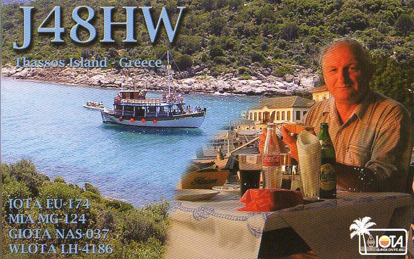 Thassos Island J48HW QSL Thassos Island J48HW QSL