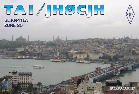Турция TA1/JH0CJH QSL 2 Турция TA1/JH0CJH QSL 2