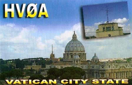 Vatikan HV0A QSL Vatikan HV0A QSL