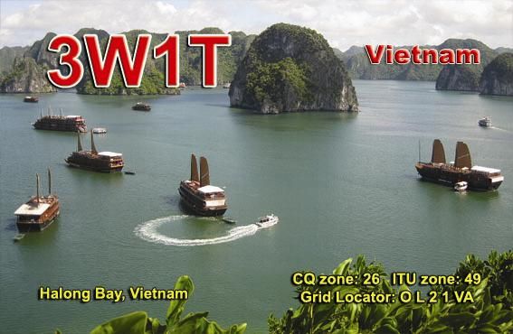 Vietnam 3W1T QSL Vietnam 3W1T QSL